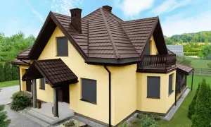 Idealne kolory elewacji do kasztanowego dachu - harmonia i styl