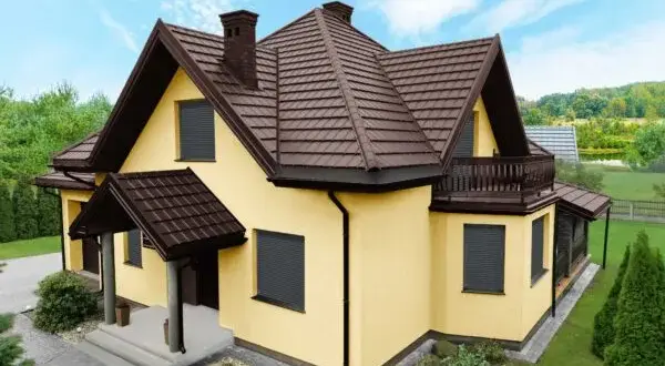 Idealne kolory elewacji do kasztanowego dachu - harmonia i styl
