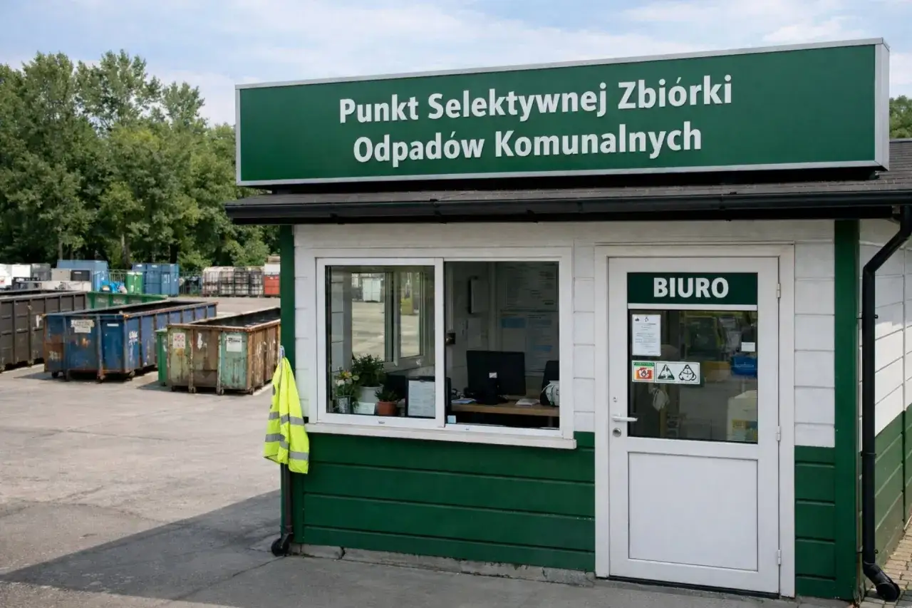 Punkt Selektywnej Zbiórki Odpadów Komunalnych. Tutaj dowiesz się, gdzie wyrzucać styropian i inne odpady.