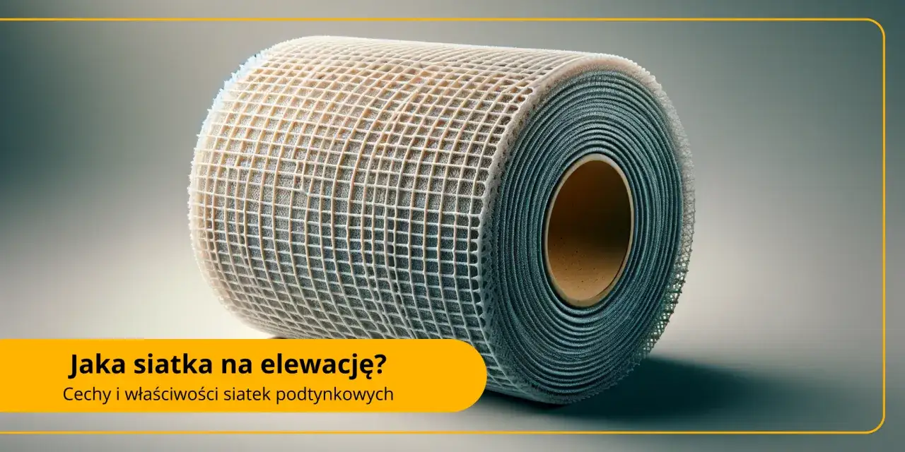 Zrolowana siatka na styropian, kluczowa do wzmocnienia elewacji.